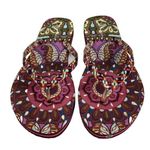 Vera Bradley  Medium 7-8 Resort Medallion Flip Flops Sandals Cushion Multicolored Photo 0