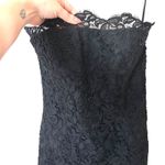 LILLIE RUBIN Vintage Lace Sleeveless Mini Dress‎ Black Sz 4 Photo 2