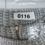 Chico's Chico’s 4 US XXL Metallic Plaid Zip Back Mock Neck Sweater Gray Classic Knit Photo 10