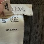 Escada Womens Pleated Maxi Skirt Sz 40 Grey Rayon Stretch Knit Gray Photo 15