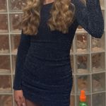 Dillard's Navy Blue Homecoming  Dress Short Photo 0