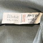 Nasty Gal  Miniskirt Sky Blue Ruffled Crepe Pencil Skirt Y2K Size 6 Photo 3