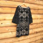 Eliza J  Black Velvet Dress Photo 2