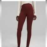 Lululemon High-Waisted  Burgundy Leggings Photo 8