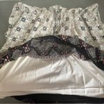 Signature Studio  Ivory Dress w Floral & Lace & Tassels 3/4 Sleeve Large Photo 5