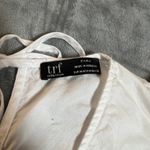 ZARA  Deep V-Neck Sleeveless Baby Doll Blouse Sz M Ruffle Cotton Cottagecore Boho Photo 4