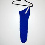 Nookie NWT REVOLVE  Tia Mini Dress Gold Chain Women's Cobalt Blue XS Photo 3