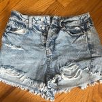 Wild Fable  Light Blue Distressed Jean Shorts Photo 0