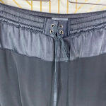 Vince  Lace Up Silky‎ Drawstring Shorts Black Photo 2