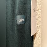 Alo Yoga NWT  Knit High Waist Salana Wide Leg Pant Midnight Green Size S Photo 12
