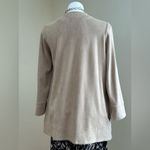 Gretchen Scott  WATERFALL SUEDE LIGHT TAN JACKET, SIZE S Photo 4