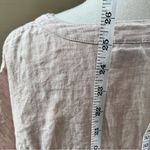  100% Linen Blouse Tahari Kimono Sleeve Neutral Relaxed Summer Beach Photo 5