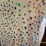 New York & Co. Soho NWOT White Tee with Colorful Sequins Photo 3