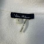 Vila Milano Women’s White Knitted Cardigan Sweater Size L Minimalist Neutral Photo 1