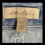 Wonderly  Urban Cowboy Light Wash High Rise Boot Cut Jeans With Tie Closure. gently warn& are in excellent condition. measurements approximately 13” waste x 10” rise x 42” long. Non smoking home. priced to sell at as is condition. Don’t like my price, make reasonable offer! And thank you for checking my closet. Photo 4