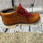 Eddie Bauer  Women’s K-6 waterproof Tan Boots with Red Laces size 9.5 Photo 6