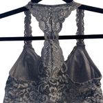 Super Cute Lace Racerback Bralette XS Gray Photo 1