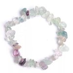 Fluorite Gemstone Stretch Bracelet Multiple Photo 0