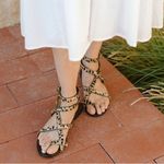 Jenni Kayne  Pony Hair Strappy Sandals in Cheetah Size 38 US 8 NEW Photo 0