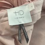 Anthropologie HD in Paris Blush Pink Rosettes Rose Detail Midi Skirt Size Medium Photo 10