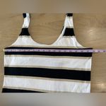 Banana Republic scoop neck striped tank top with built in shelf bra size large Photo 4