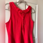Boden Women’s Red Cotton Blend Button Back Midi Dress Size 8 Red Photo 6