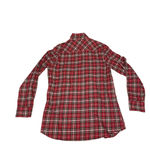 Bass Red Plaid Button Down Long Sleeve Women's Shirt Size L Size L Photo 4