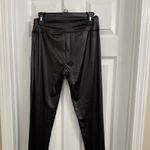 New Mix High Waisted Leather Pants by . Color Black. Size Medium. Photo 1
