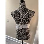 Aerie White Boho Chic Cotton Crochet Beach Knit Crop Top Size L Festival Photo 2