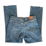 Levi's Levi’s Women’s Classic Bootcut Embroidered Floral Blue Jeans Size 14 Photo 5