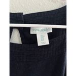 Cynthia Rowley Dress Womens Medium Blue Linen Seashell Resort Preppy Luxury Photo 2