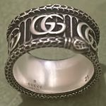 Gucci Silver Marmont Snake Ring with Double G AG925 Photo 3