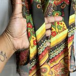 NY&Co Women’s Boho Print Sleeveless Neck Tie Tunic/Mini dress Photo 2