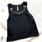 Charlotte Russe Womens Sequin & Rhinestone Embellished Sleeveless Flowy Top - M Photo 1