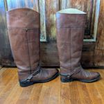 Frye  RED LINDSEY PLATE Sz 10 HARNESS BOOTS #76985 Vintage Photo 1