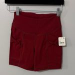 Free People Movement Wave Rider Shorts Size XS Red Photo 4