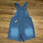 Disney Vintage 90s Winnie the Pooh Shortalls overall shorts Womens MED sailing Photo 7