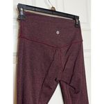 Lululemon Align Pant II 25" Granulite Garnet Black Size 4 Leggings Purple Black Photo 4