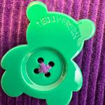 Teddy Fresh  Corduroy Square Neck Purple Mini Dress Size: Small Photo 3