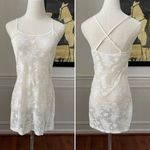 Victoria's Secret  stretchy sheer lace chemise ivory Small Photo 1