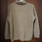 Aritzia TNA Tan Textured Mock Neck Chunky Sweater Size M Size M Photo 3