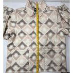 UGG  Sun Shirt Jacket ButtonUp Unisex Medium Pink Tan Cozy Chunky Oversized New Photo 2