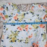PaperMoon  Petite Light Blue Floral Short Sleeve‎ Blouse SP NWT Photo 5