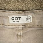 OAT New York Women's taupe Wide Leg Cropped High Rise Casual Pants Size 8/29 Tan Photo 7