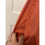 Coco + Carmen NEW Coral Orange Button Down Spaghetti Strap Tiered Ruffle Maxi Dress Size L XL Photo 2