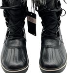 Sorel Womens Size 6.5 Tofino II Waterproof Faux Fur Trim Boots Black Stone NWT Photo 3