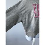 NWT! Favorite Daughter Pink Gray Cropped Sweatshirt Women's Sz S (b31) Photo 2