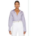 Equipment NWT  Femme From Revolve  Languid Lavender Button-Up Shirt XS Photo 2