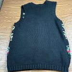 Vintage Tiara International Embroidered Christmas Sweater Vest Photo 7