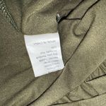 SheIn Dress Women Medium Army Green Short Sleeve Babydoll Tiered Pullover Cotton Photo 6